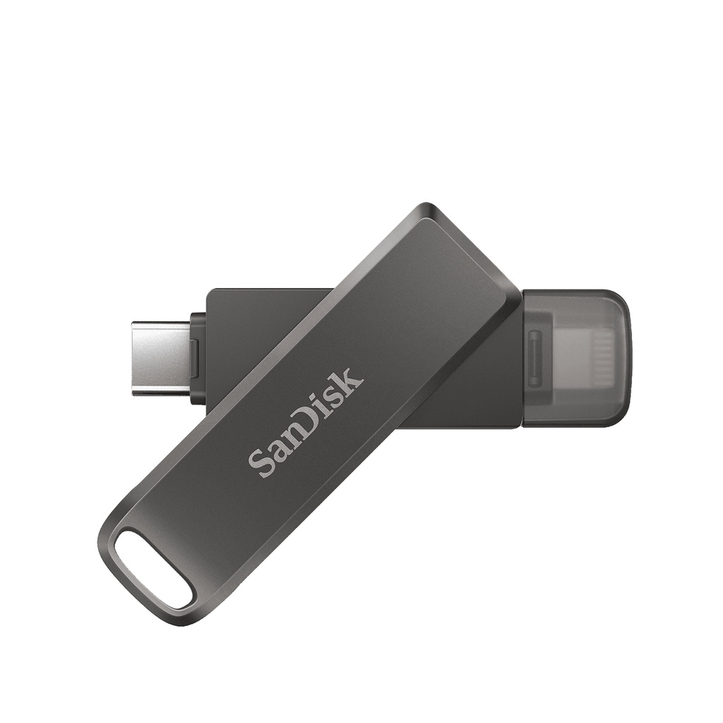 Flashdisk OTG SanDisk iXpand Flash Drive Luxe 64GB USBC3.1-Lightning