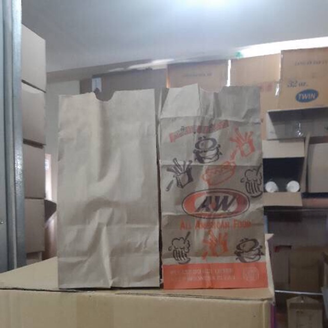 

PaperBag Jumbo Warna Cokelat | Paperbag Burger & Kentang | Paperbag Serbaguna