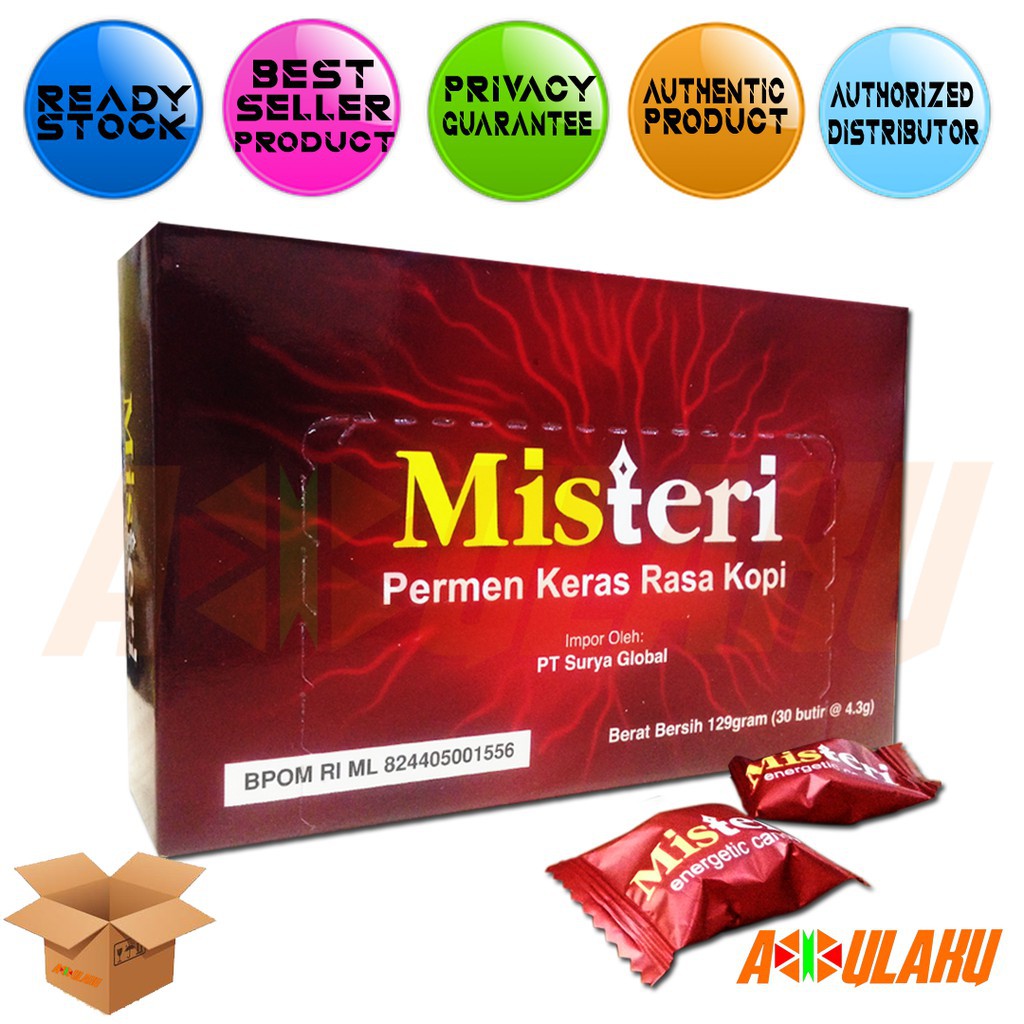 

Diskon khusus MISTERI CANDY PERMEN MISTERI PERMEN RASA KOPI 30 PCS BOX UTUH