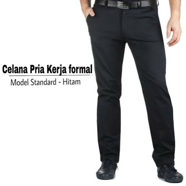 Celana Kerja Pria - Celana Bahan Pria - Celana Formal Pria - Celana Katun Pria standar Regular fit