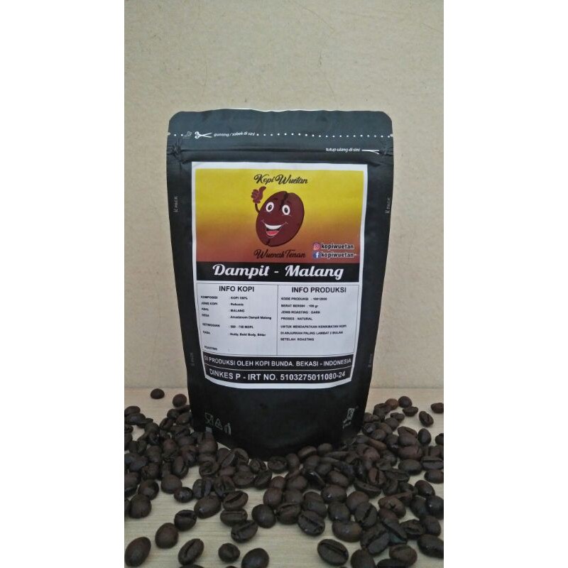 

kopi Robusta Dampit-Malang,Natural Process