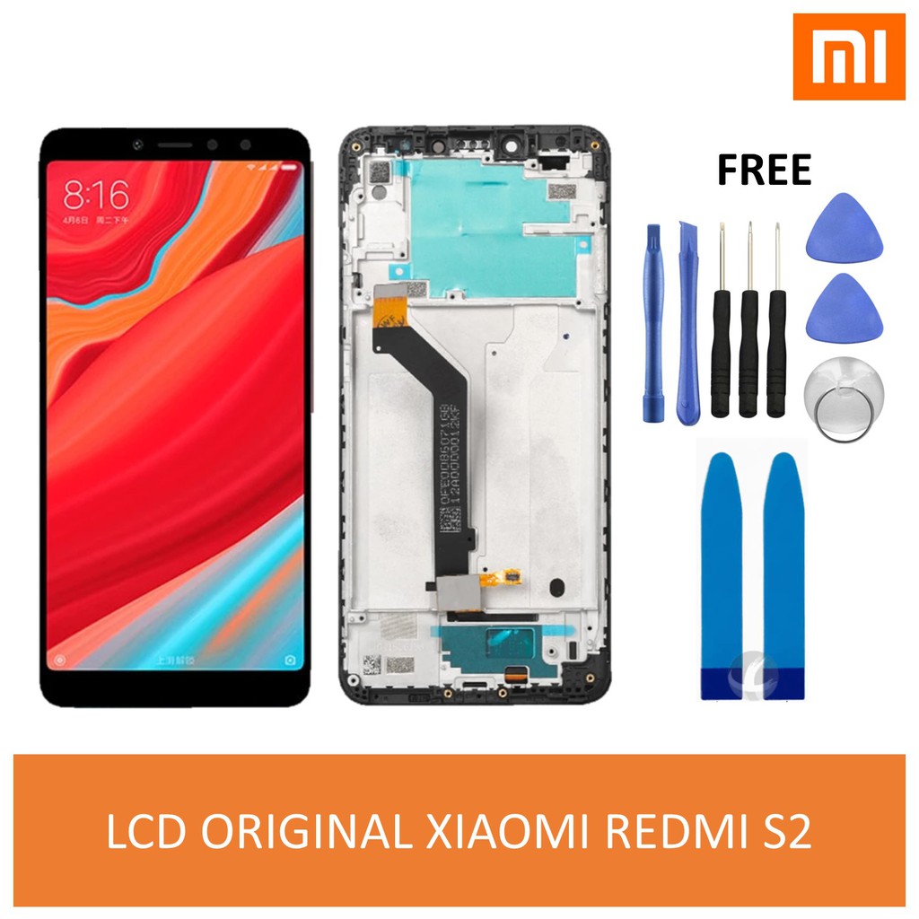 (ORIGINAL 100% XIAOMI) LCD + FRAME XIAOMI REDMI S2