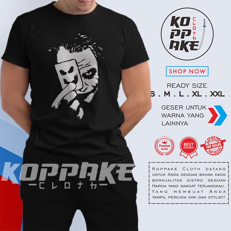 Kaos The Joker Heath Ledger Baju Distro