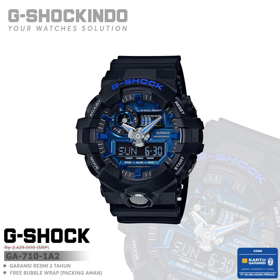 Casio G-Shock GA-710-1A2 / GA-710-1A2DR Original