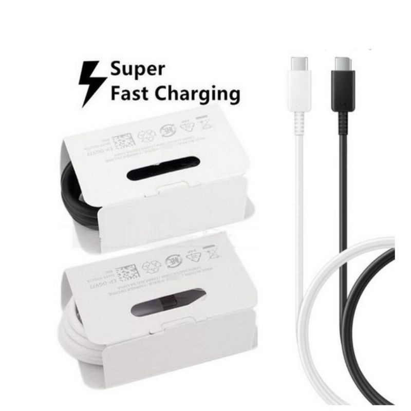 CHARGER SAMSUNG 45W USB C TO C SUPER FAST CHARGE SAMSUNG SA71/ S7+/A51/ Note 10/ S10/S10+/S20/S20+-4