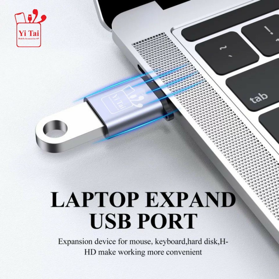 OTG YITAI MICRO USB YTM-07 / TYPE C YTC-07 ADAPTOR ALUMINIUM 3.0 FAST TRANSFER DATA - GA