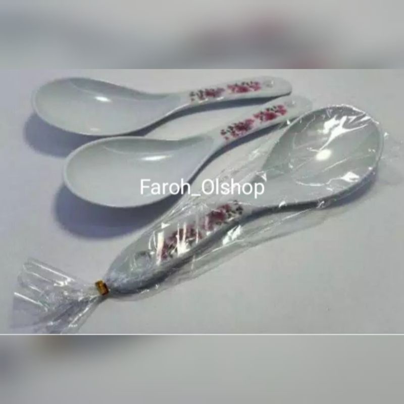 100 Pcs Souvenir Centong Nasi Melamin Kemas Plastik