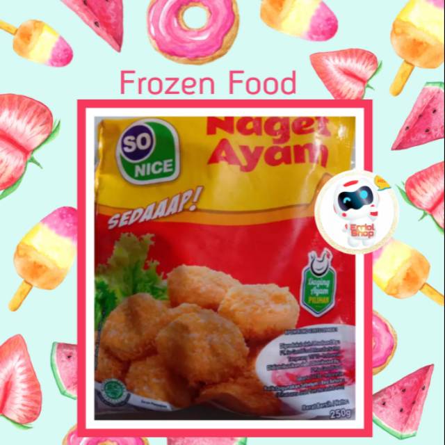 

Chicken Nugget Sedap So Nice Naget Ayam 250gr