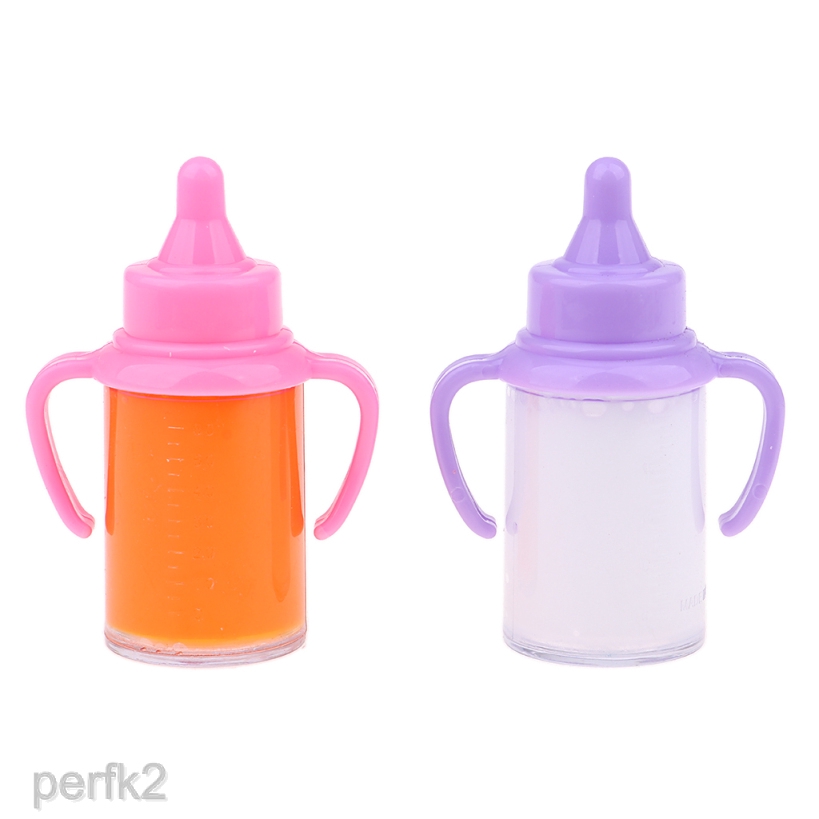 baby doll milk and juice bottles