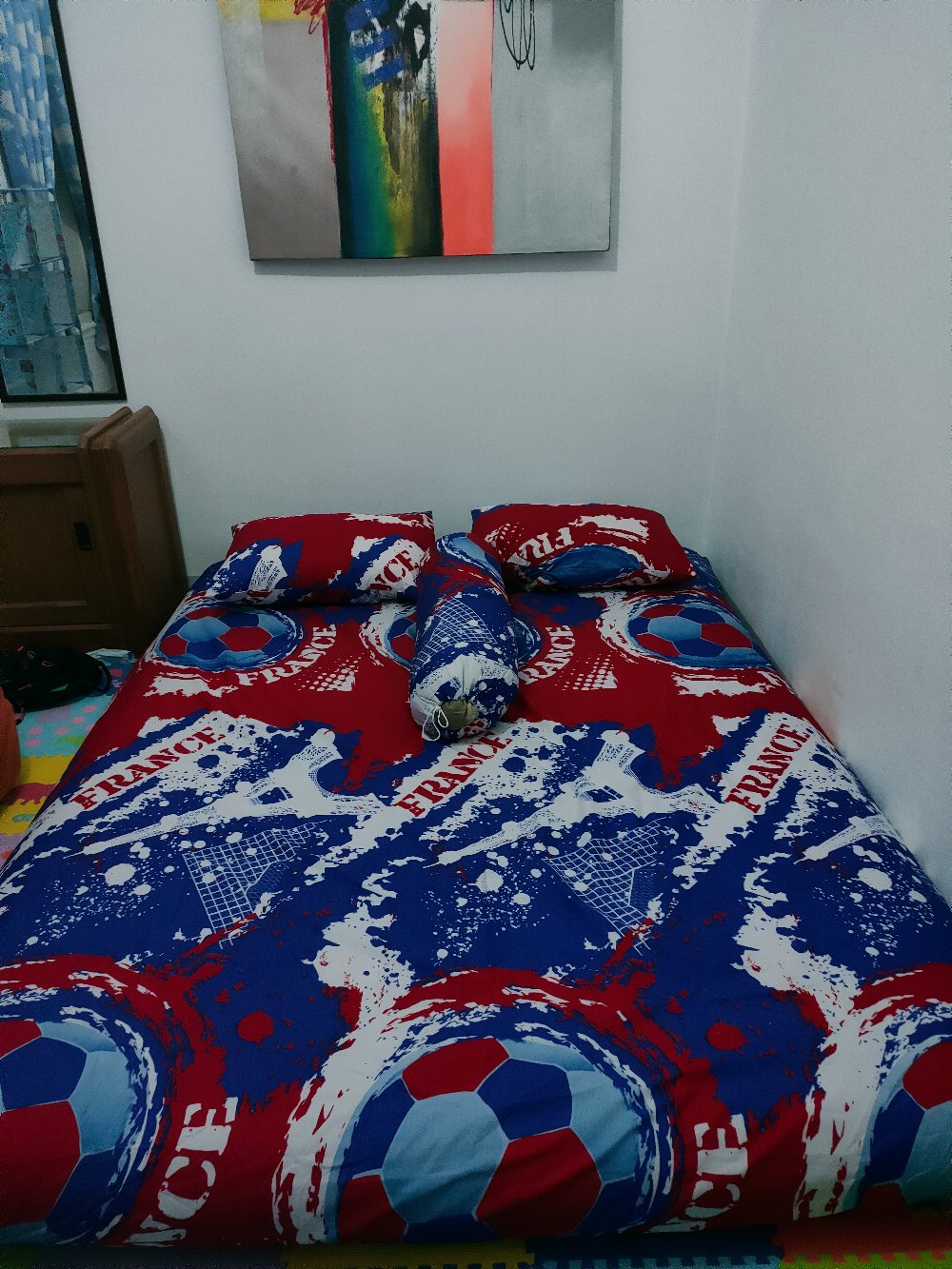 Sprei Motif Brown Polcadot