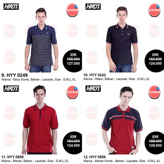 Pakaian Baju  Kaos  Polo  Shirt Kerah Pria Cowok Distro 