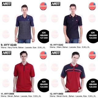 Pakaian Baju Kaos  Polo Shirt Kerah  Pria Cowok Distro 