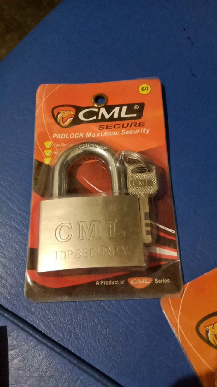 Gembok 60mm Satin Camel Leher Pendek / Gembok  Gudang / Gembok Rumah