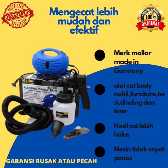 Paint Zoom Spray Gun Kompresor Mini Airbrush Alat Cat Semprot Listrik Murah