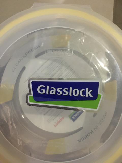 Tempat Makan 900 Ml Glasslock Smart Oven Wadah Makan Lunch Box - Kuning
