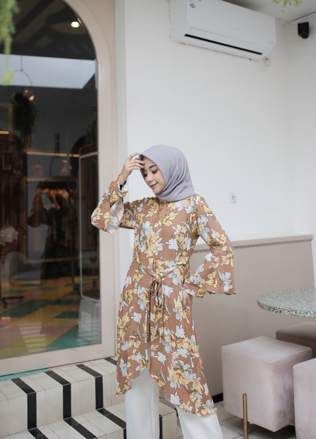 Koyu Hijab Baju Atasan Lusie tunik Hot Sale