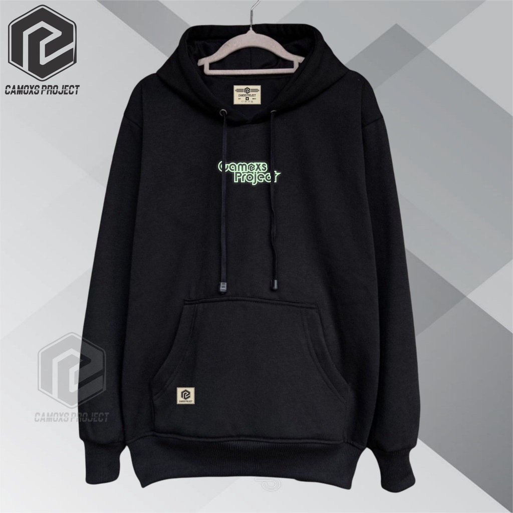 Sweater Hoodie Distro Pria Cod Aesthetic List Camoxs Project Hitam Hudie Sweter Original  Brand Distro Kota Bandung Terbaru Terpopuler Terlaris Hode Cowok Oversize Termurah