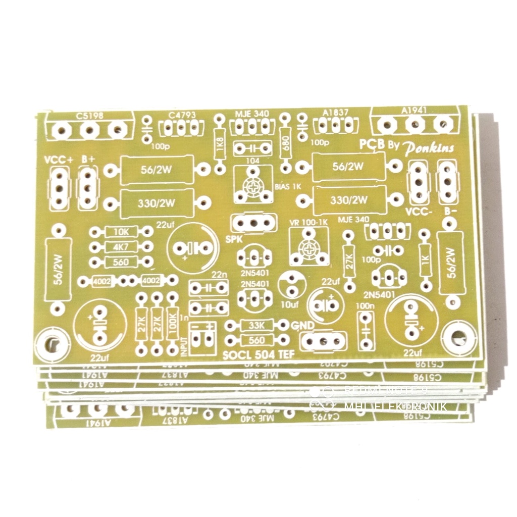 PCB SOCL 504 TEF BIAS SERVO FIBER FR4