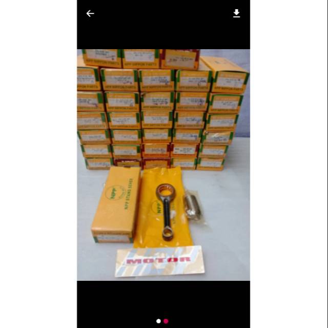 STANG SETANG SEHER SEKER CON ROD BATANG PISTON KIT CONNECTING BLITZ MERK NPP beat fI karbu esp vario