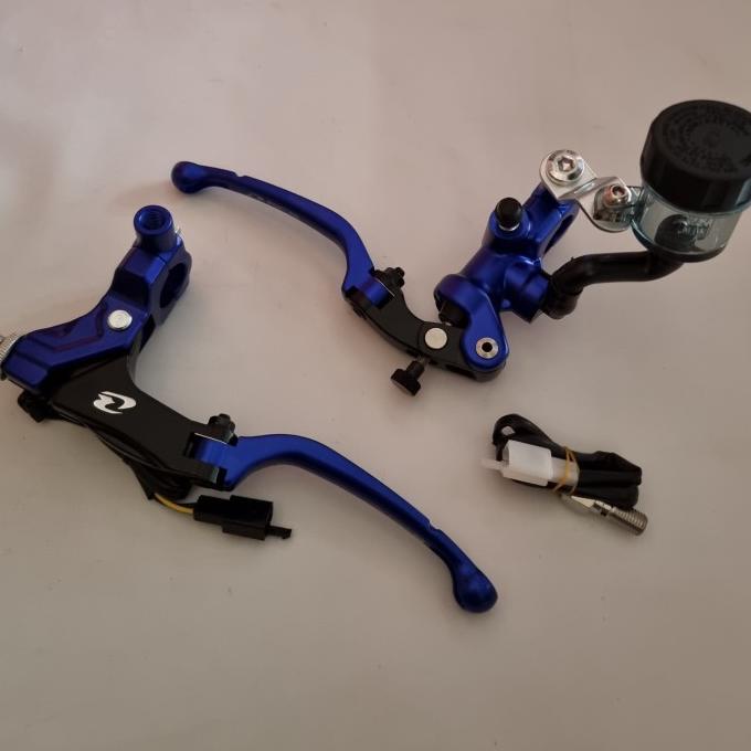 JUAL MURAH master rem S1 RCB dan handle kopling S1 RCB blue