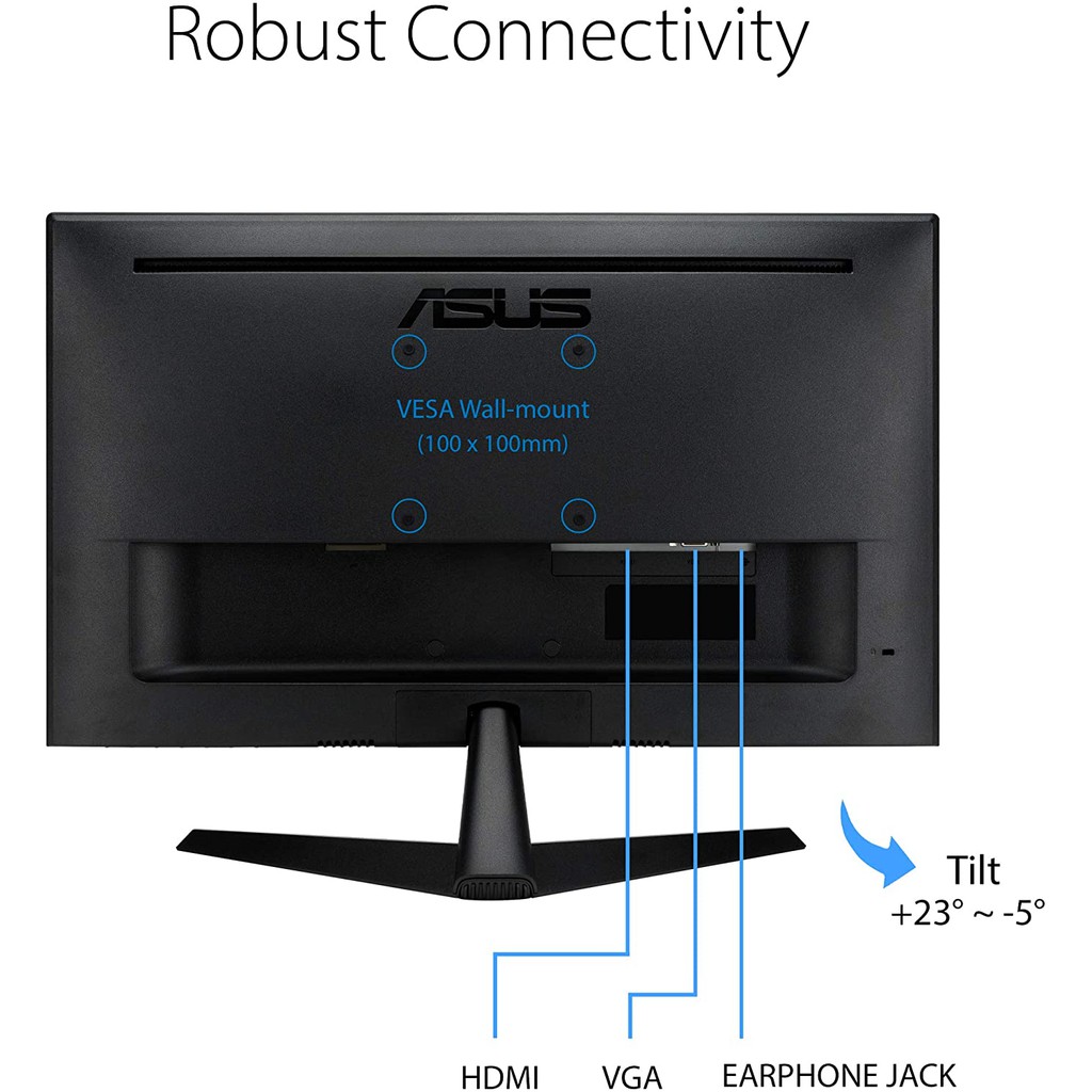 Monitor LED Asus VY249HE 24&quot; IPS 1080p 75hz VGA HDMI Eye care