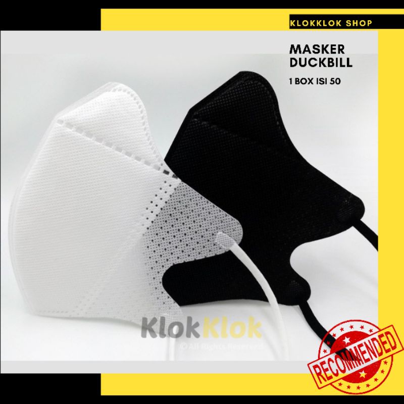 Masker Duckbill duckbil 3ply earloop