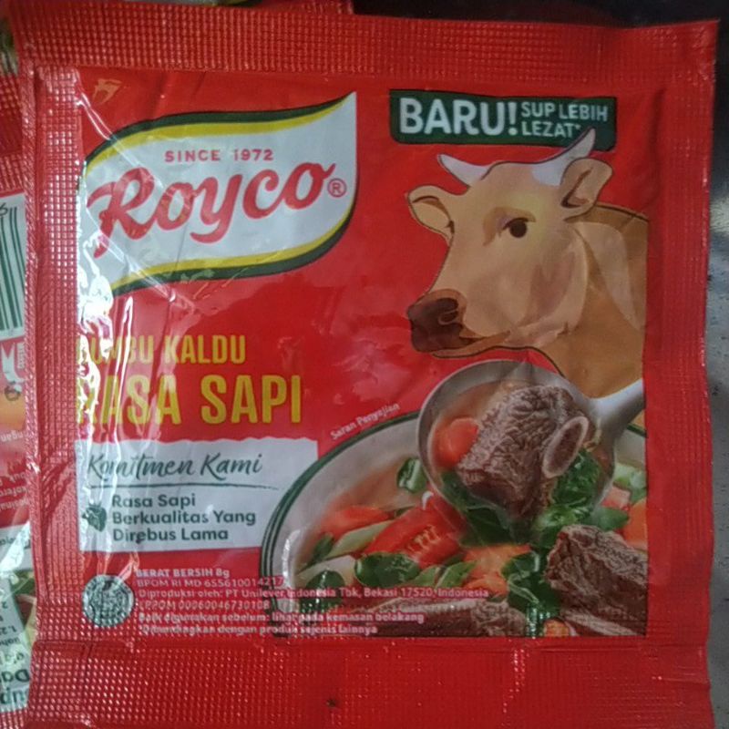

Royco Sapi sachet ( 1 renceng 12 pcs )