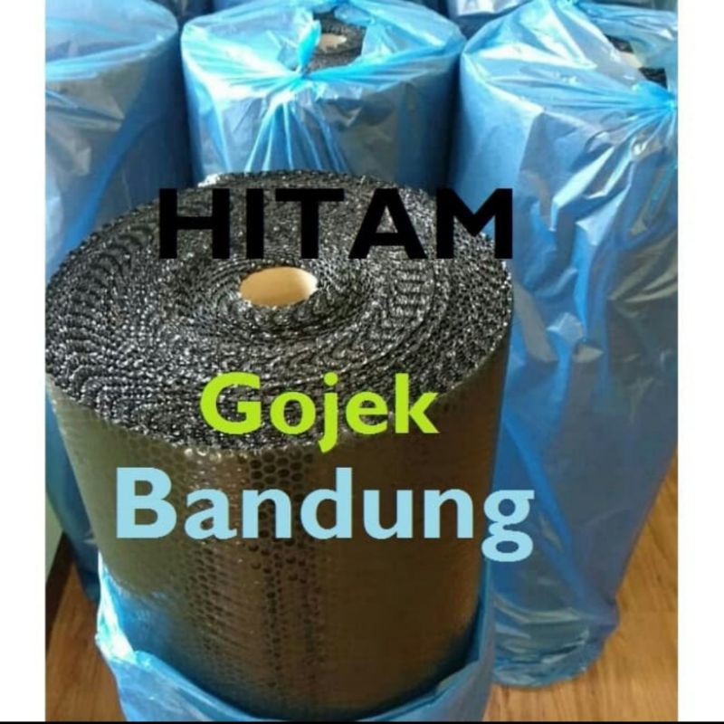 

Bubble warp Hitam 50m x 125cm