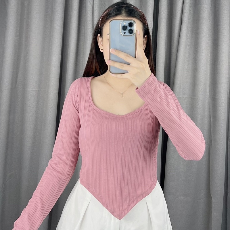 Malika long sleeve | Atasan wanita lengan panjang