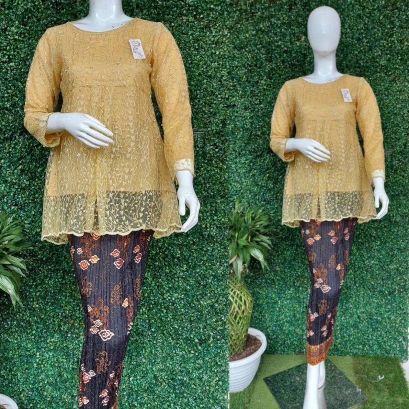 kebaya modren babydool/kebaya wisuda/kebaya terbaru