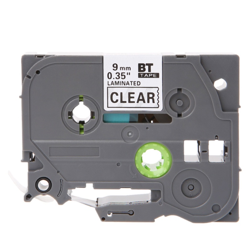 Zzz TZe-221 Tape Label Lebar 9mm Panjang 8m Untuk Printer Brother P-touch