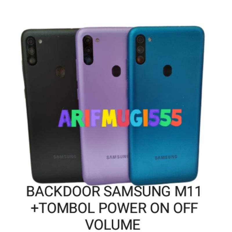 BACKDOOR BACKCOVER KESING TUTUP BELAKANG SAMSUNG GALAXY M11 ORIGINAL