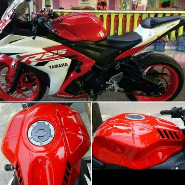 KONDOM TANKI YAMAHA R25 OLD COVER TANKI YAMAHA R25 OLD VISOR YAMAHA R25 OLD WINGLET YAMAHA R25 OLD