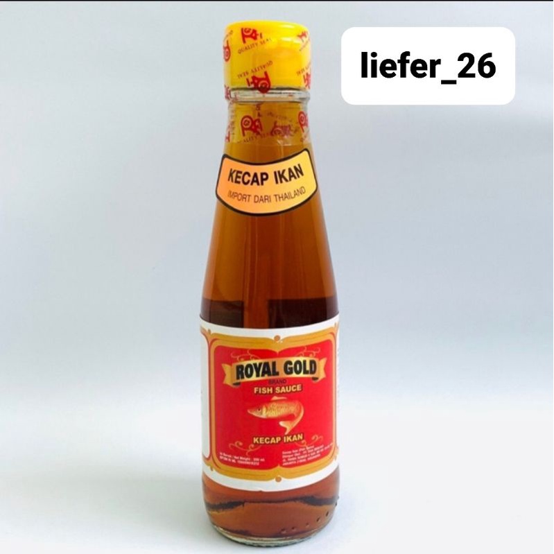 Jual kecap ikan royal gold/fish sauce 200ml halal & import ( deskripsi
