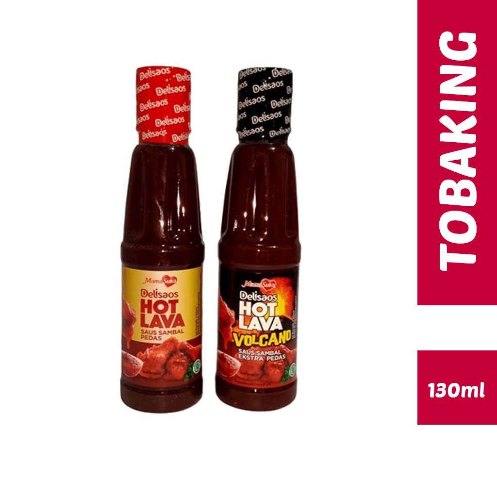 

MamaSuka Delisaos Hot Lava Volcano Sauce Halal 130ml Mama suka Saus Sambal