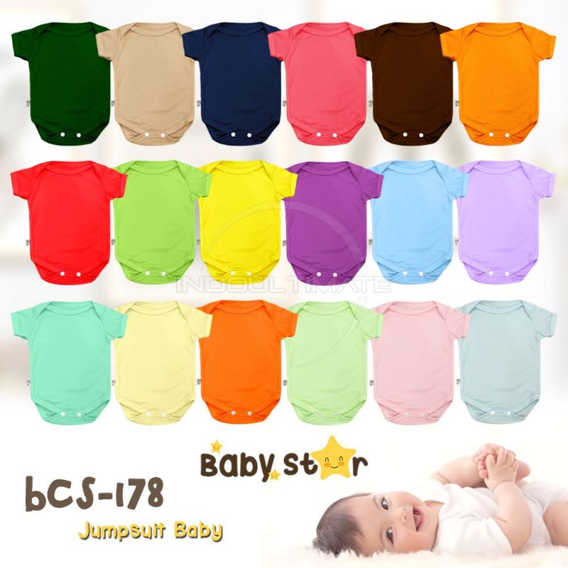 Jumper Bayi Unisex Baju Bayi Perempuan Baju Bayi Laki Laki Jumsuit Bayi Perempuan Jumsuit Bayi Laki Laki Jumper Baby Star