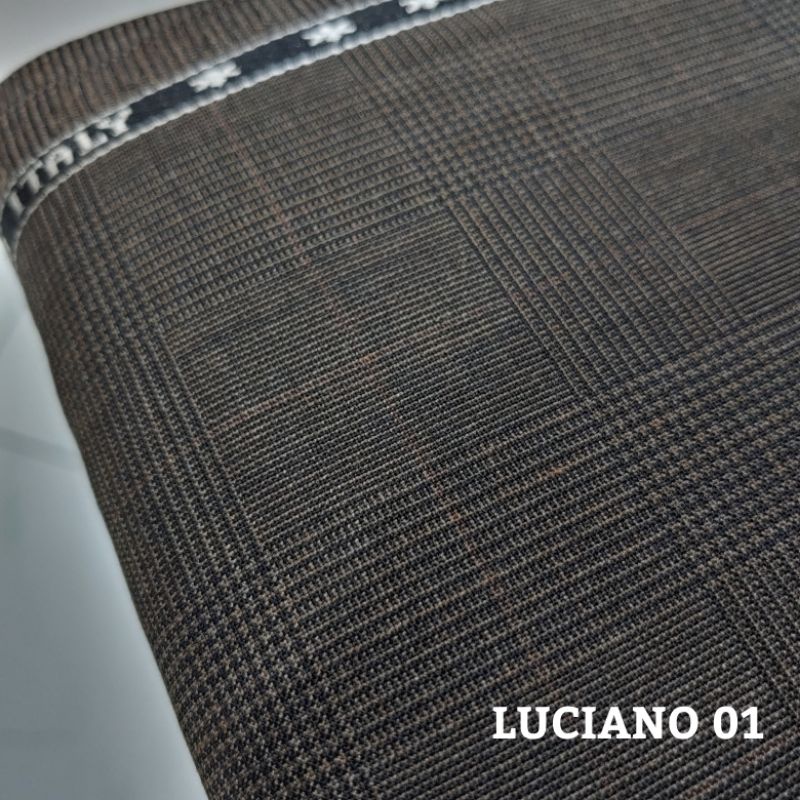 Bahan Kain Wool Asli Pure Wool Jas Blazer Celana Motif Kotak