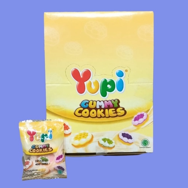 

Yupi Gummy Cookies Permen Jelly [24 pcs/box]