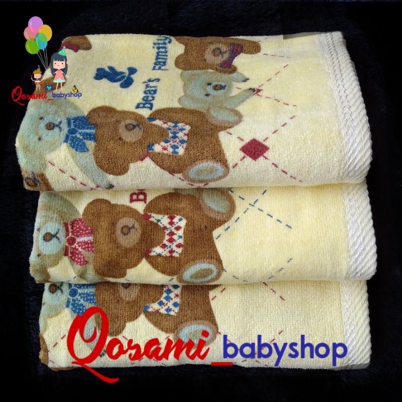 TWIN SMOOTHY Handuk Bayi Motif Uk 50cm X 100cm SNI