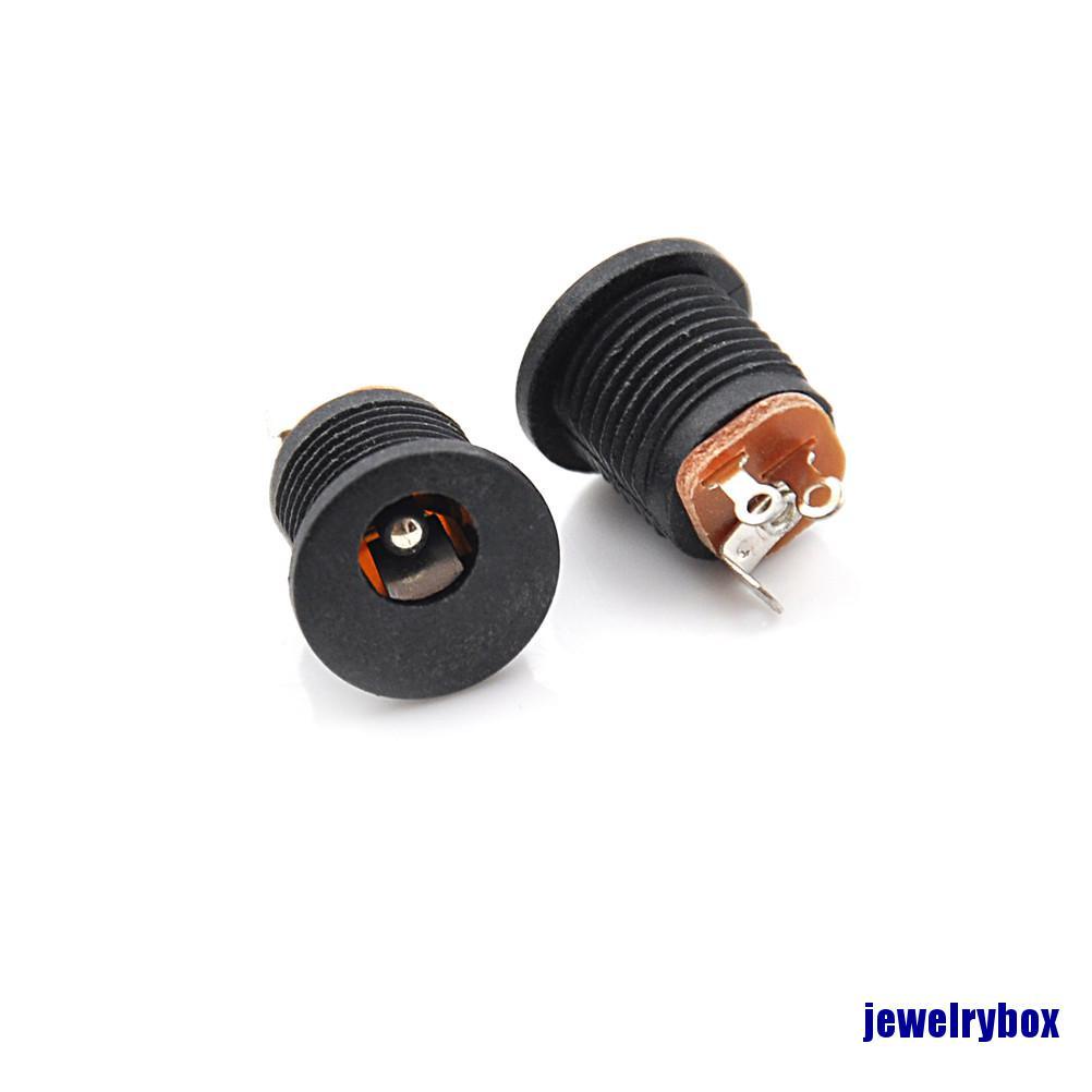 10pcs Adapter Konektor Socket Jack Female Dan Male Plug 5.5x2.5mm