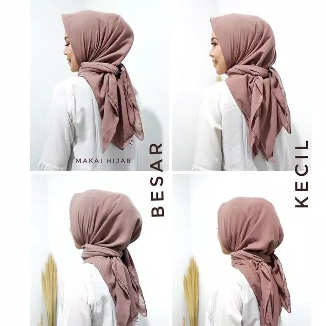 Ikat Rambut Ubur Ubur Jumbo Kunciran Hijab Cepol Aksesoris Jilbab Murah-3