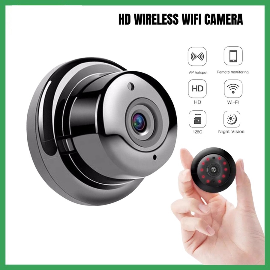 IP Kamera CCTV MINI Spy Camera Wifi Smart Net Cam Aplikasi V380 MURAH MEDAN FSS