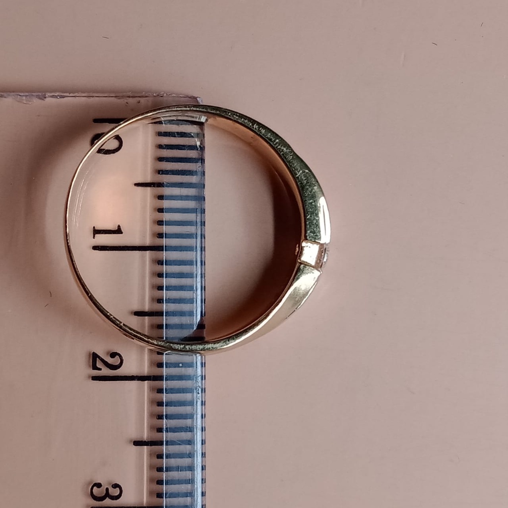 Cincin nikah Emas 17K - 1 Pasang 6 gr Kadar 750 - 88