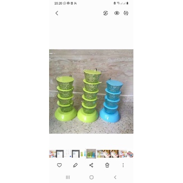 Rak Tempat Bumbu Putar 5 susun Wadah Bumbu Dapur Set Minimalis Kekinian