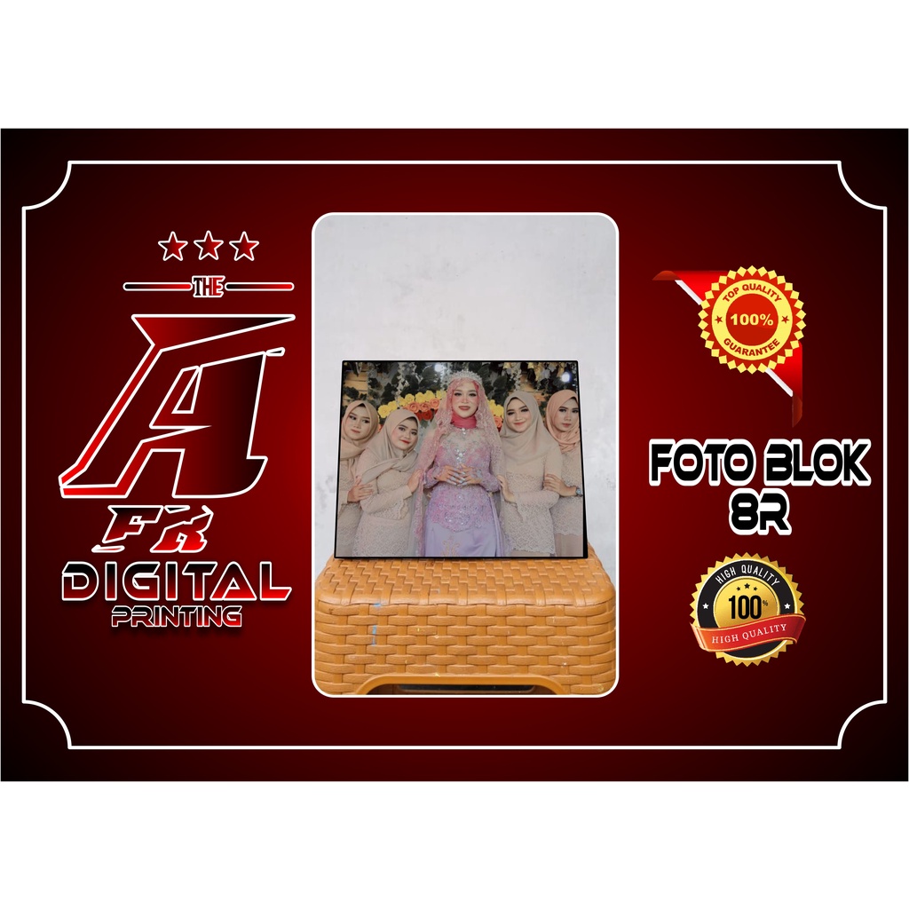 Cetak Foto Bingkai Blok Ukuran 10R Keren Kekinian - Foto Blok Super Panel Ukuran 10R