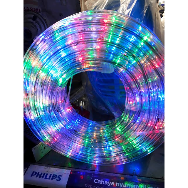 Lampu strip selang rgb 2835 / 5050 Lampu rgb selang bulat selang rgb kotak 10 meter 10m 10meter RGB