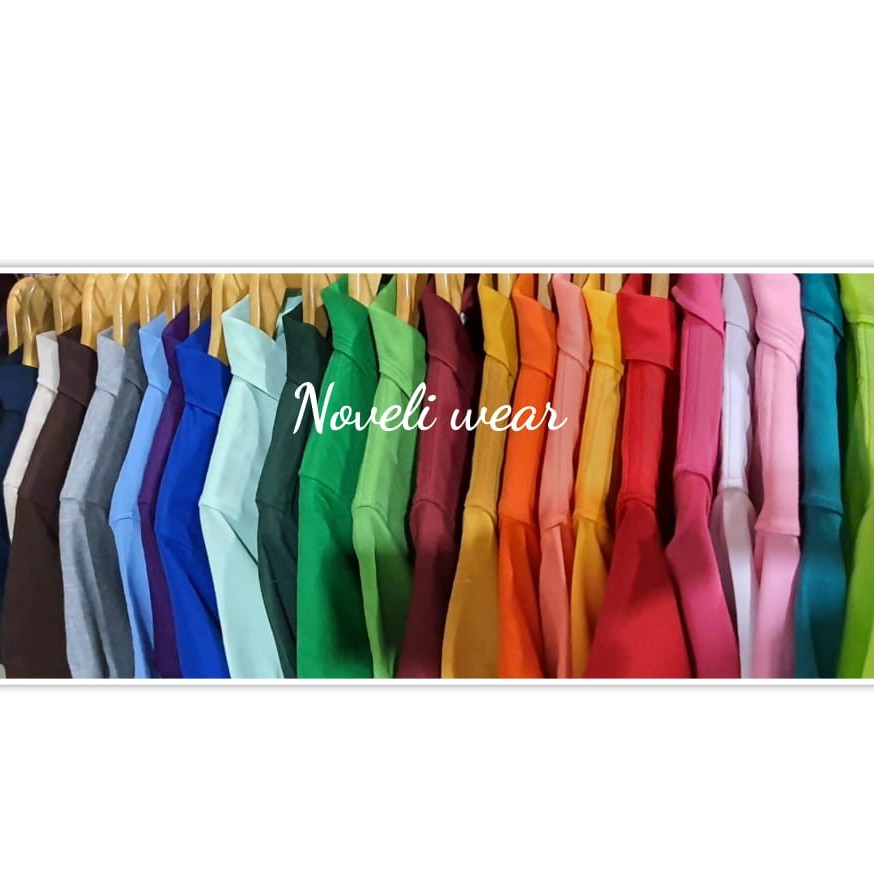 Noveli wear - Kaos kerah pria | kaos polo shirt | kaos polos seragam lengan pendek | kaos murah grosir size XL