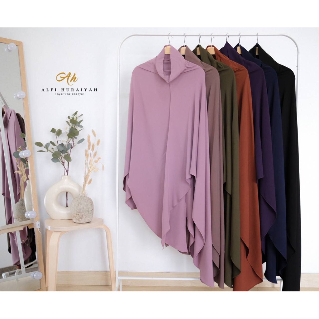 Alfi Huraiyah_Sakura Pashmina Instan Syari Zara Premium