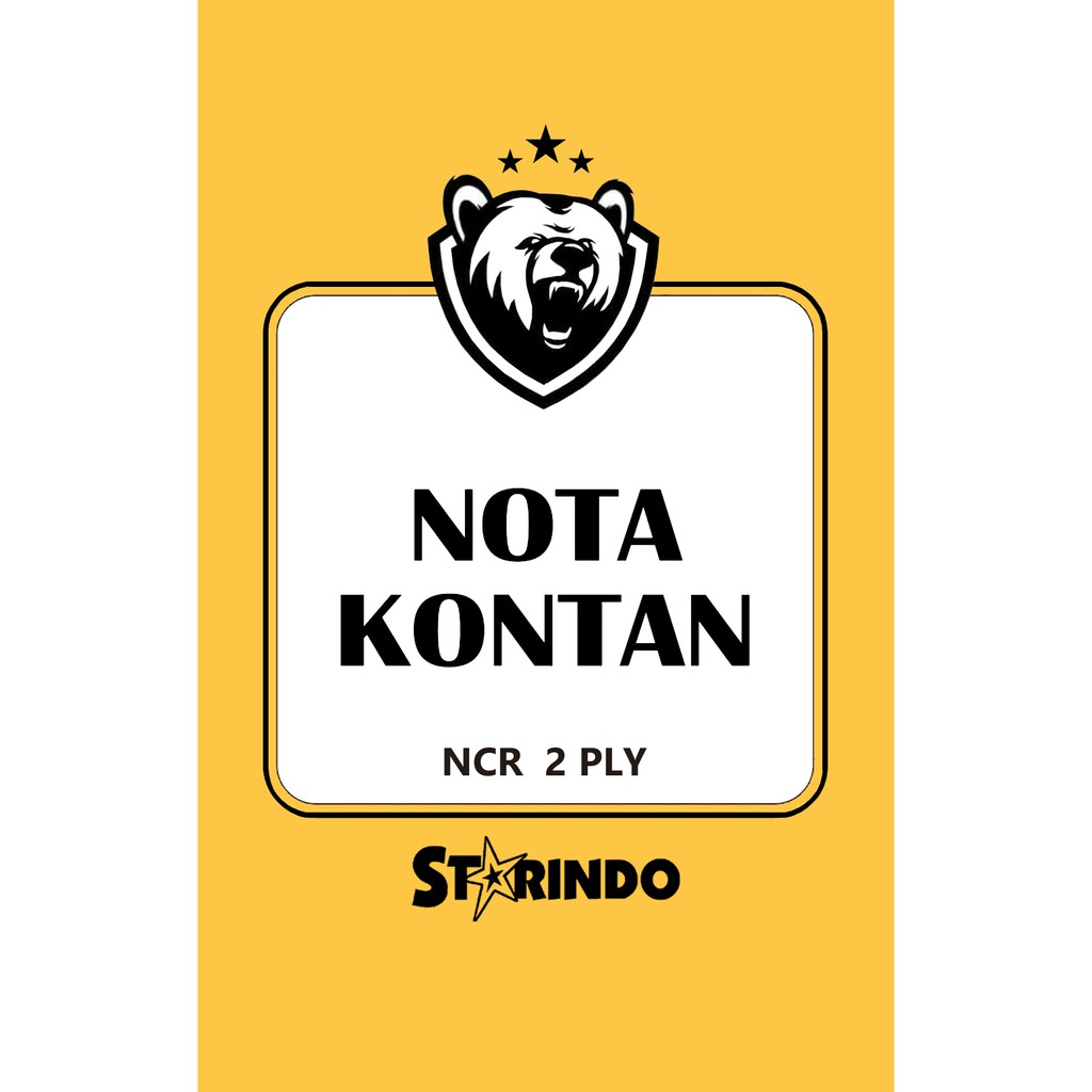 

NOTA KECIL STARINDO 2 PLY