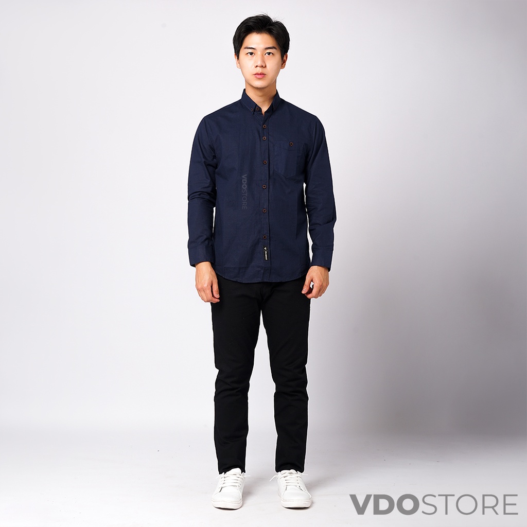 KEMEJA PRIA NAVY BASIC LENGAN PANJANG BAJU DEWASA POLOS PREMIUM KEMEJA KERJA TEBAL M L XL MEN SHIRT KEMEJA KANTOR FORMAL SANTAI CASUAL SEMI KASUAL VIRAL MURAH KATUN KUALITAS